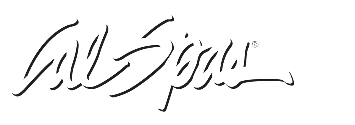 Calspas White logo hot tubs spas for sale Ludlow
